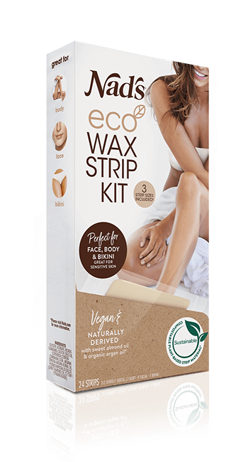 Nads Hair Removal Eco Wax Strip Kit